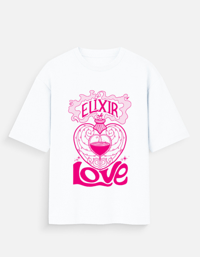 Elixir of Love – Blush | Oversized T-Shirt - Image 2