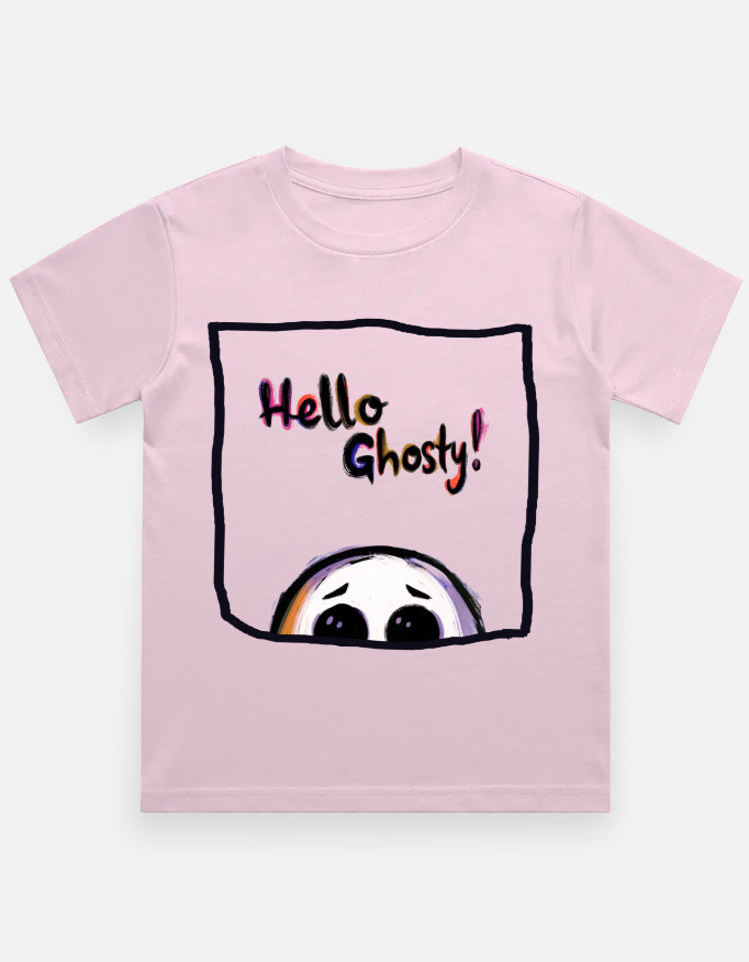 Hello Ghosty! | Kids Graphic T-Shirt - Image 17