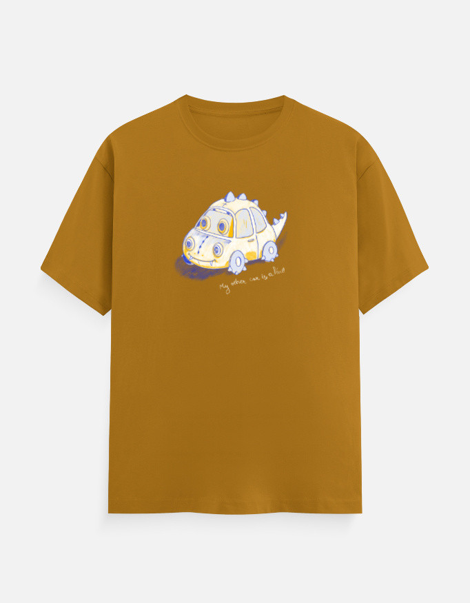 My Other Car Is a Dino - Dark | Lightweight Unisex T-Shirt - Image 14
