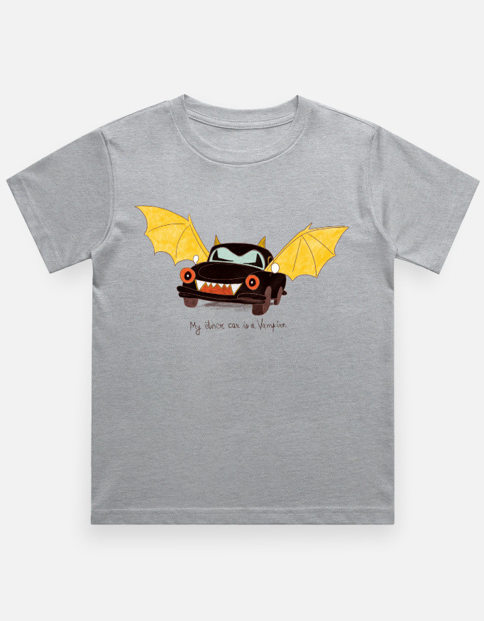 My Other Car Is a Vampire | Kids T-Shirt - Image 9