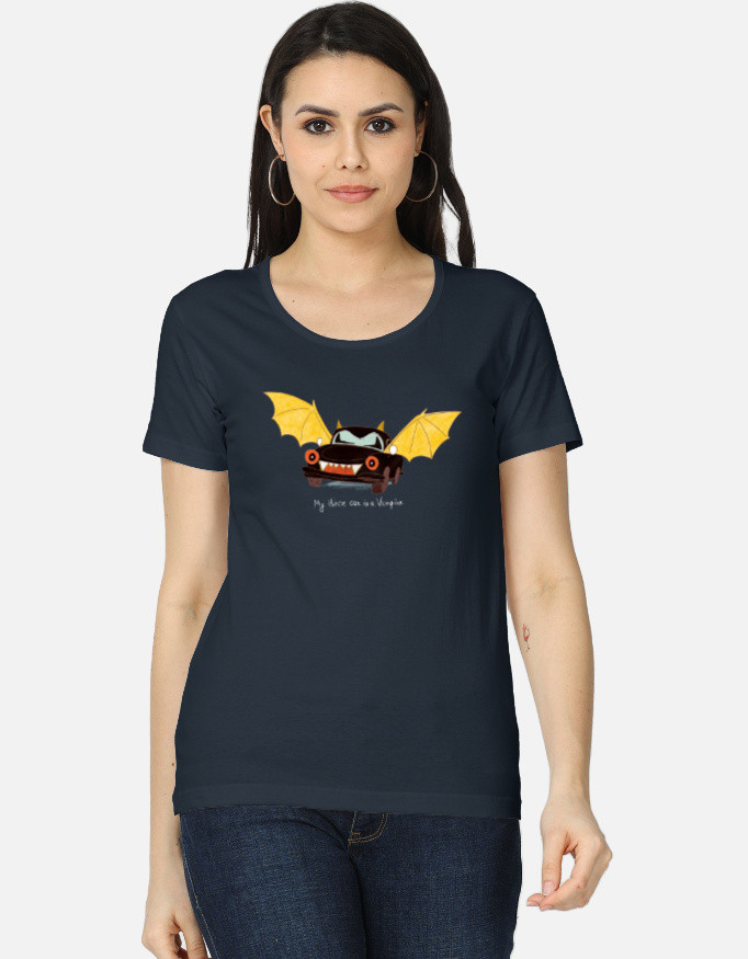 My Other Car Is a Vampire – Dark | Lightweight Women’s T-Shirt - Image 2