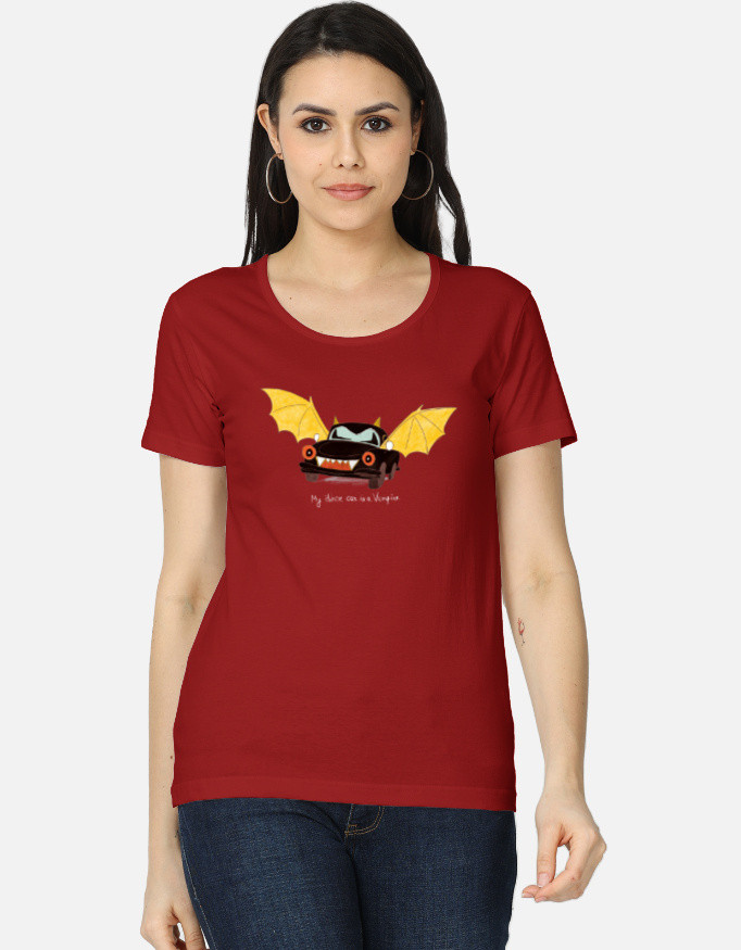 My Other Car Is a Vampire – Dark | Lightweight Women’s T-Shirt - Image 8
