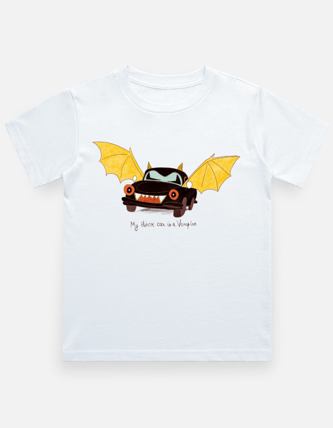 My Other Car Is a Vampire | Kids T-Shirt - Image 7