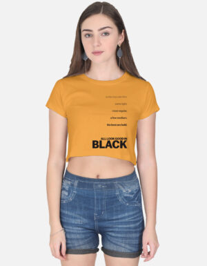Looks Good in Black | Crop Top
