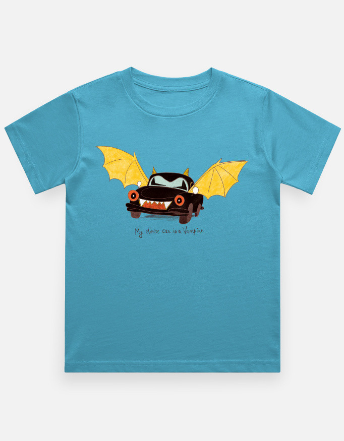 My Other Car Is a Vampire | Kids T-Shirt - Image 5