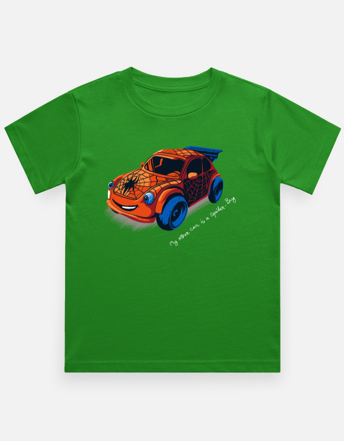 My Other Car Is a Spider-Bug - Dark | Kids T-Shirt - Image 12