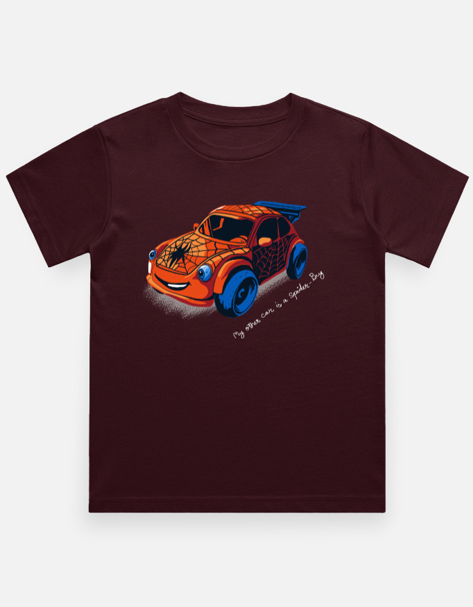 My Other Car Is a Spider-Bug - Dark | Kids T-Shirt - Image 8