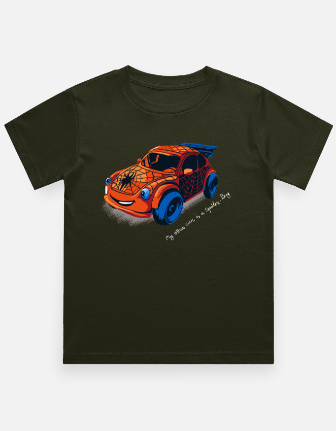 My Other Car Is a Spider-Bug - Dark | Kids T-Shirt - Image 22