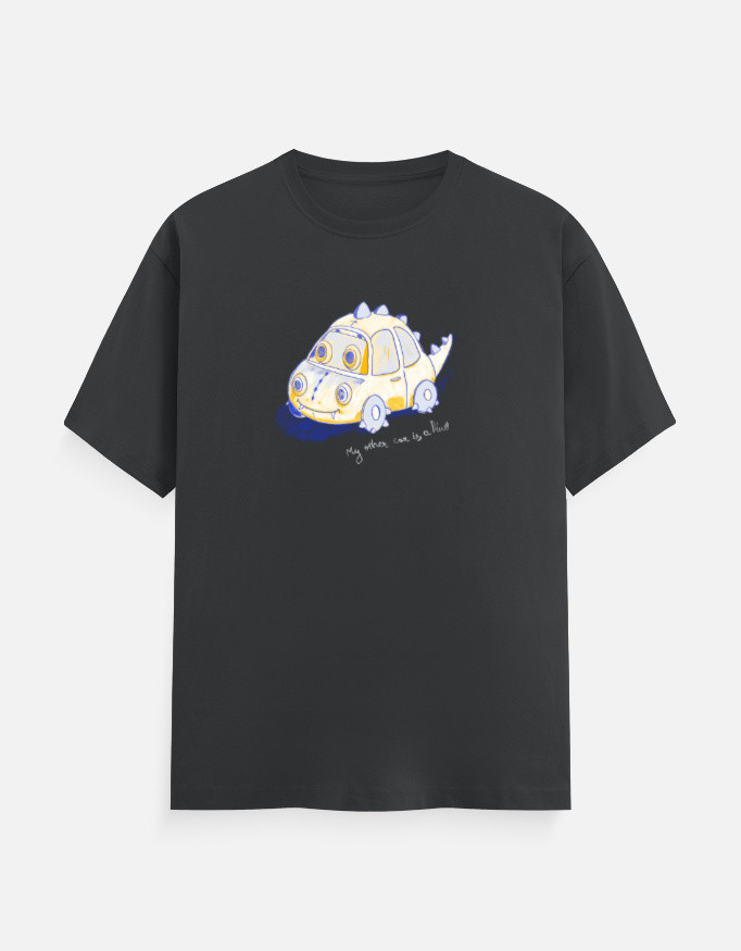My Other Car Is a Dino - Dark | Lightweight Unisex T-Shirt - Image 11