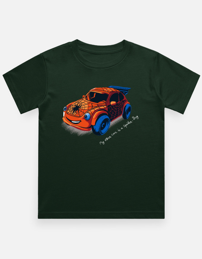My Other Car Is a Spider-Bug - Dark | Kids T-Shirt - Image 6