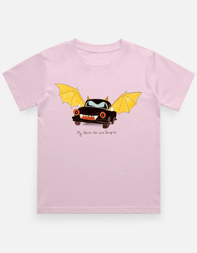My Other Car Is a Vampire | Kids T-Shirt - Image 11