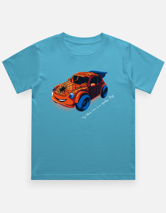 My Other Car Is a Spider-Bug - Dark | Kids T-Shirt - Image 4