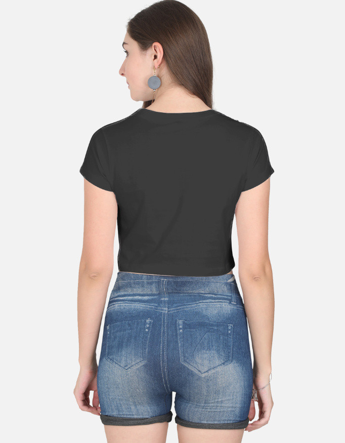 Looks Good in Black - Dark | Crop Top - Image 2