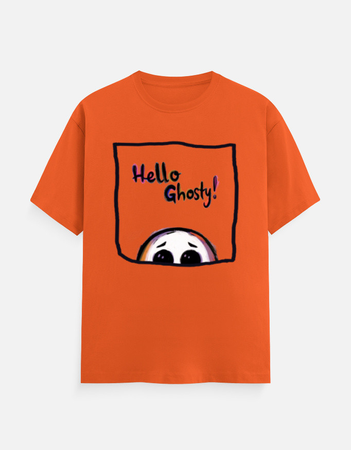 Hello Ghosty! | Lightweight Unisex Graphic T-Shirt - Image 11