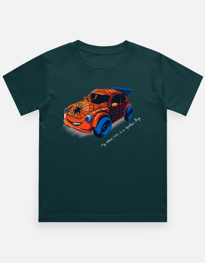My Other Car Is a Spider-Bug - Dark | Kids T-Shirt - Image 18