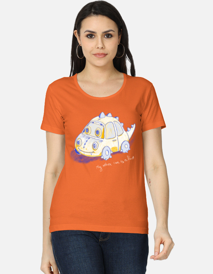 My Other Car Is a Dino – Dark | Lightweight Women’s T-Shirt