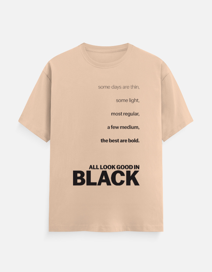 Looks Good in Black | Lightweight Unisex T-Shirt