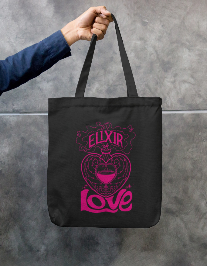 Elixir of Love – Canvas Zipper Tote
