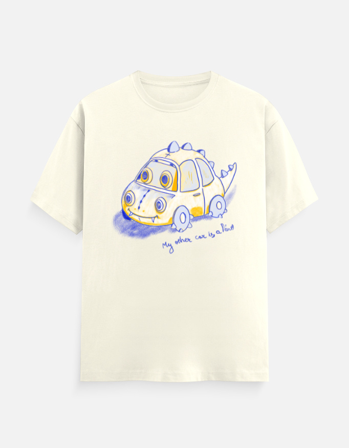 My Other Car Is a Dino – Light | Lightweight Unisex T-Shirt